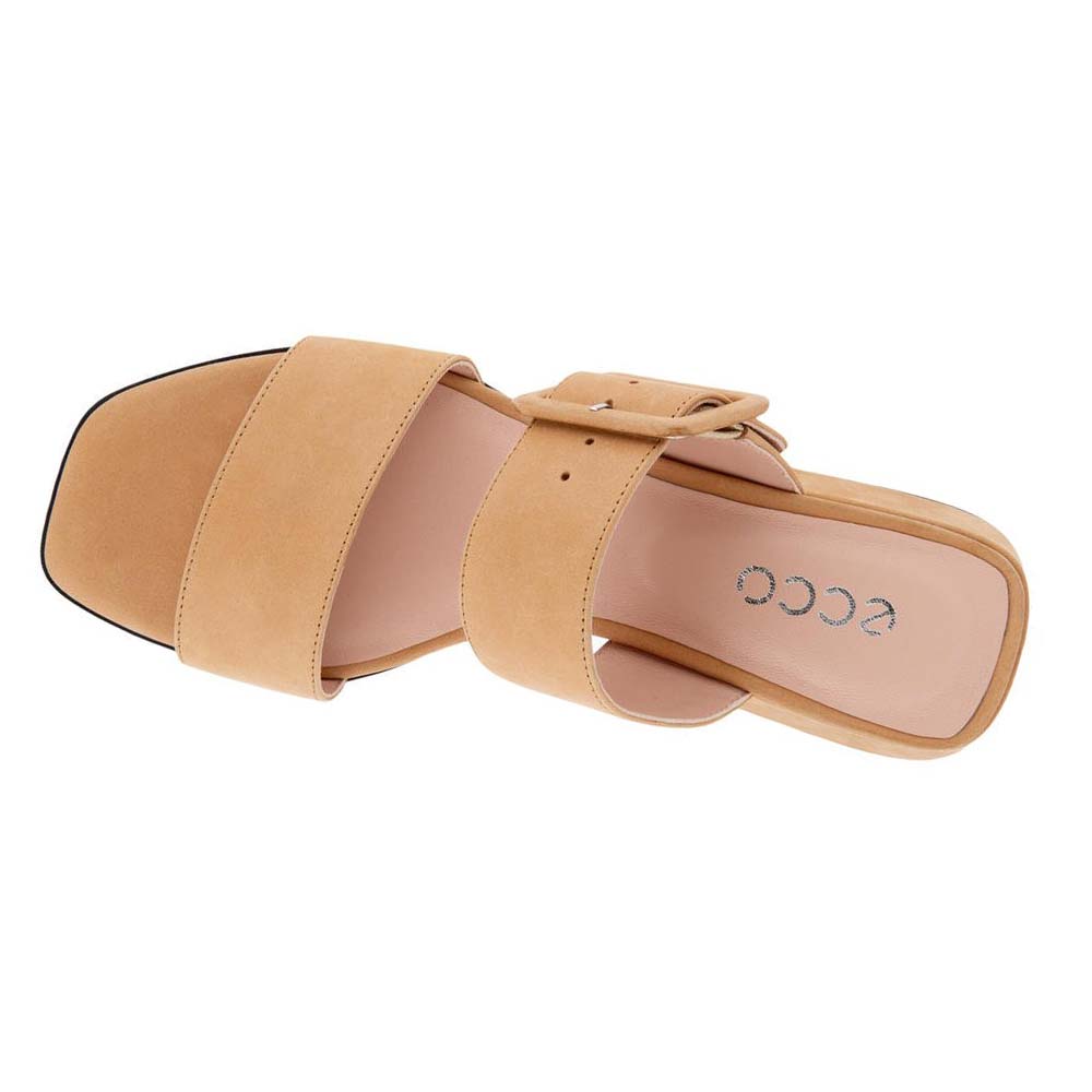 Women's Ecco Elevate Squared Sandals Brown | Canada 170NWY